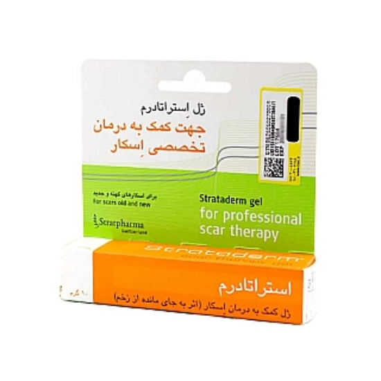 تصویر  ژل ترمیم کننده زخم استراتادرم استرات فارما - 10 گرم