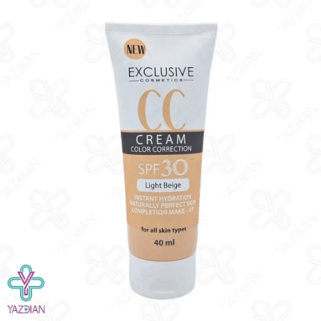سی سی کرم SPF30 اکسکلوسیو - بژ روشن