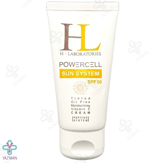 ویرایش جزئیات محصول - کرم ضد آفتاب SPF50 اچ ال مناسب انواع پوست - رنگی