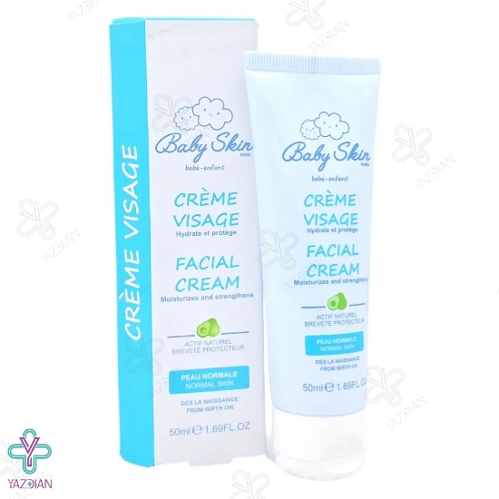  کرم مرطوب کننده صورت کودکان بیبی اسکین - 50 میلی لیتر