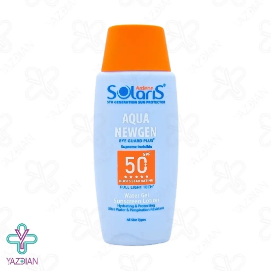 لوسیون ضد آفتاب آبرسان فاقد چربی SPF 50 آکوا نیوژن آردن سولاریس - بی رنگ