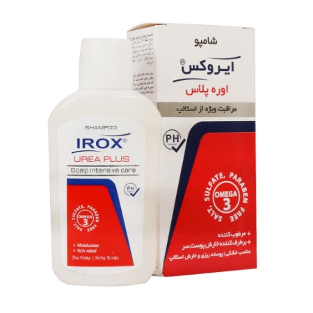 تصویر  شامپو ضد خشکی و خارش اوره پلاس ایروکس - 200 میلی لیتر