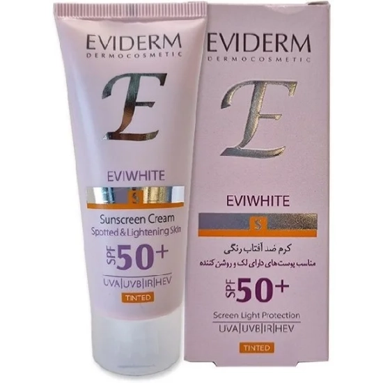 تصویر  کرم ضد آفتاب ضد لک SPF50 اوی وایت اویدرم - روشن