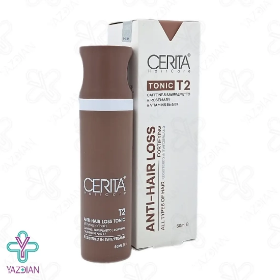 تونیک تقویت کننده و ضدریزش مو T2 سریتا - 50 میلی لیتر