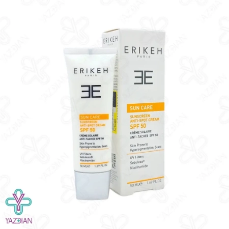 کرم ضد آفتاب ضد لک SPF50 اریکه - بی رنگ 