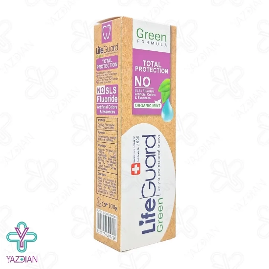 خمیر دندان کامل توتال گرین لایف گارد - 100 گرم
