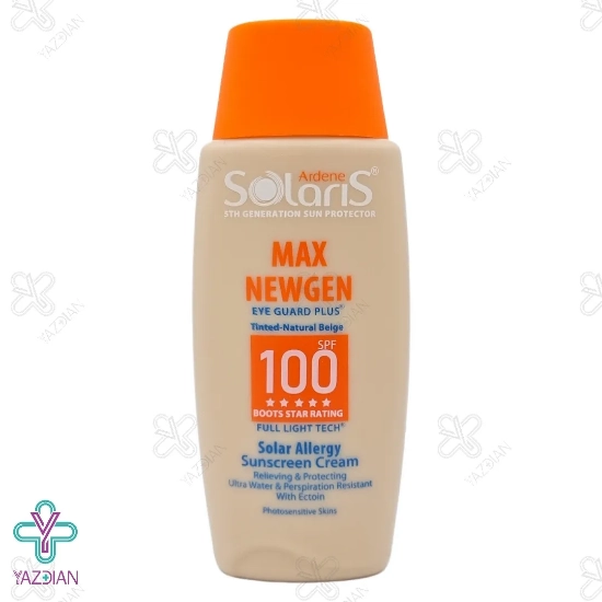 کرم ضد آفتاب حساس به نور SPF100 آلرژی مکس نیوژن آردن سولاریس - بژ طبیعی