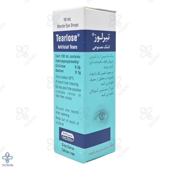 قطره اشک مصنوعی تیرلوز سینا دارو - 10 میلی لیتر