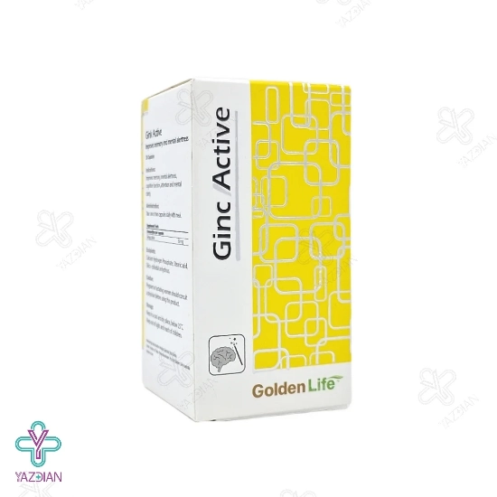 کپسول جینکوبیلوبا جینک اکتیو گلدن لایف - 30 عددی	