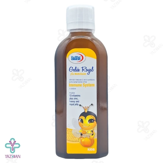 شربت رویال ژلی و مولتی ویتامین یوروویتال - 200 میلی لیتر	