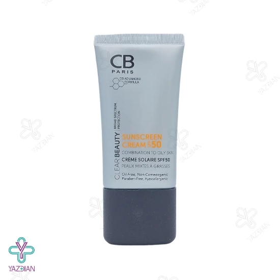 کرم ضد آفتاب آنتی آکنه SPF50 سی بی پاریس - بی رنگ