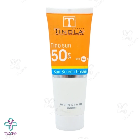 کرم ضد آفتاب SPF 50 پوست خشک تینولا - بی رنگ