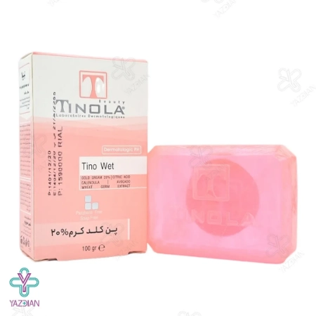 پن مرطوب کننده کرم دار 20 درصد تینولا - 100 گرم	