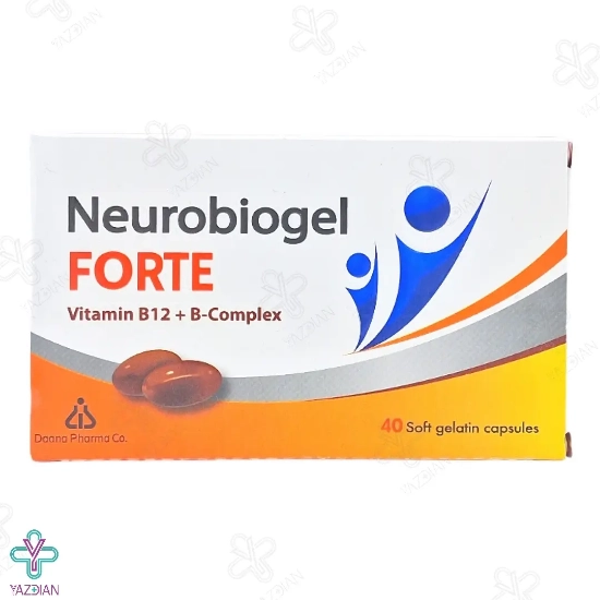 سافت ژل ویتامین ب نوروبیوژل فورت دانا - 40 عددی	