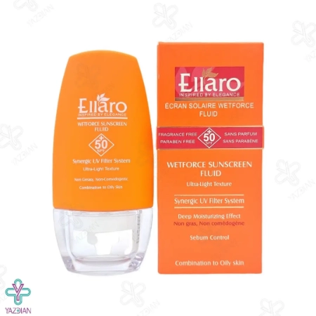فلوئید ضد آفتاب فاقد چربی وت فورس SPF50 الارو - بی رنگ	