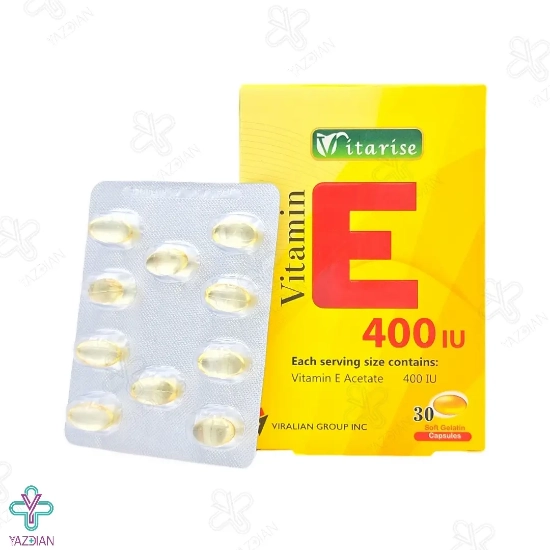 سافت ژل ویتامین ایی 400 واحد ویتارایز - 30 عددی
