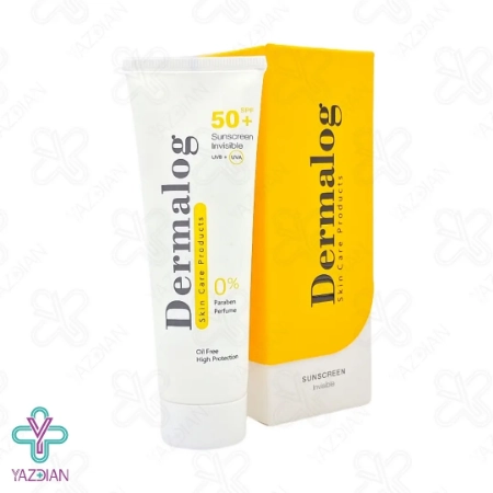 کرم ضد آفتاب SPF50 فاقد چربی درمالوگ - بی رنگ	