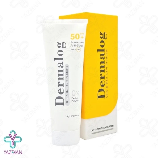 کرم ضد لک و ضد آفتاب SPF50 درمالوگ – بی رنگ	