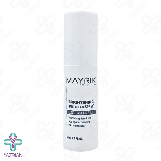 کرم روشن کننده دست SPF20 میریک - 50 میلی لیتر	