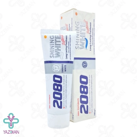 خمیر دندان سفید کننده 2080 شاینینگ وایت - 100 گرم	