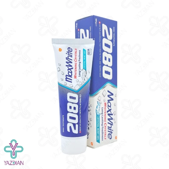 خمیر دندان سفید کننده 2080 مکس وایت - 100 گرم	