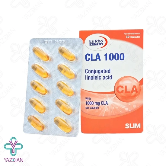 کپسول CLA سی ال ای 1000 یوروویتال - 30 عددی