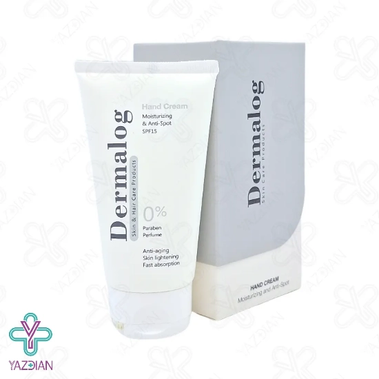 کرم مرطوب کننده و ضد لک دست SPF 15 درمالوگ - 50 میلی لیتر	