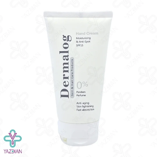 کرم مرطوب کننده و ضد لک دست SPF 15 درمالوگ - 50 میلی لیتر	