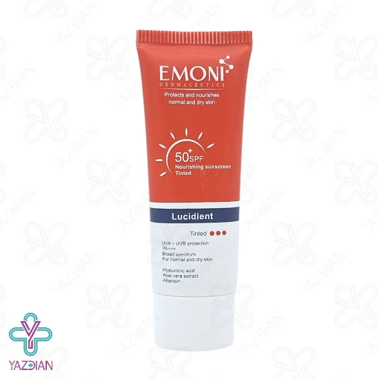 کرم ضد آفتاب SPF50 پوست خشک امونی – رنگی	