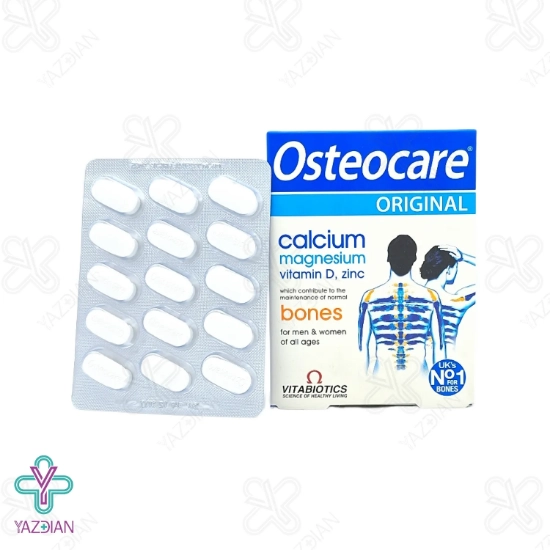 قرص کلسیم منیزیم زینک استئوکر ویتابیوتیکس - 30 عددی	