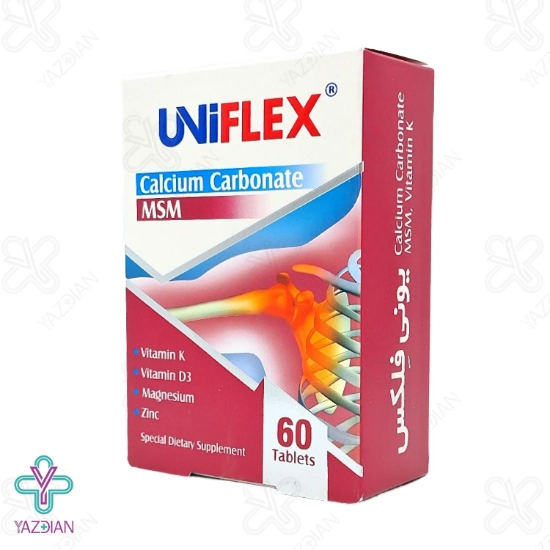 قرص تقویت مفاصل یونی فلکس ابیان دارو - 60 عددی	