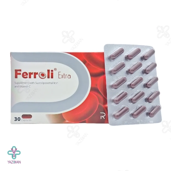 کپسول آهن و ویتامین فرولی اکسترا - 30 عددی 