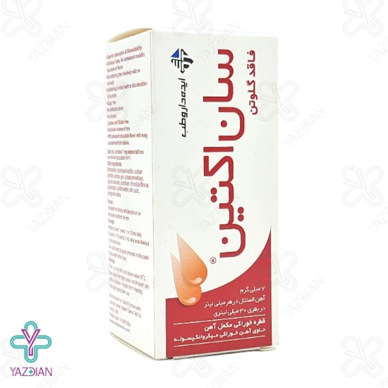 قطره آهن سان اکتین ایده دارو طب - 30 میلی لیتر	