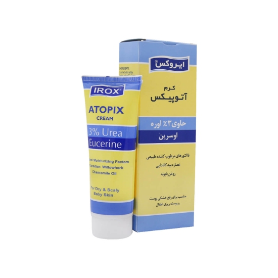 تصویر  کرم اوره 3 درصد با اوسرین آتوپیکس ایروکس - 75 میلی لیتر