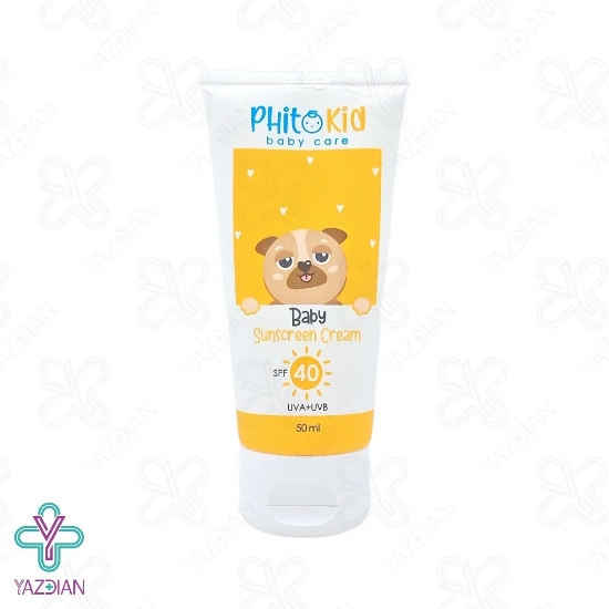 کرم ضد آفتاب کودکان SPF 40 فیتوکید - بی رنگ