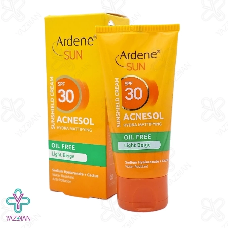 کرم ضد آفتاب فاقد چربی آکنه سل SPF 30 آردن - بژ روشن	