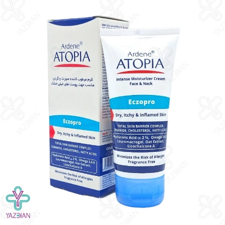 کرم مرطوب کننده صورت و گردن آتوپیا آردن - 50 میلی لیتر	