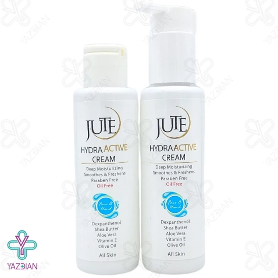 پک دوقلو کرم آبرسان قوی و مرطوب کننده هیدرا اکتیو ژوت - 120+120 میلی لیتر	