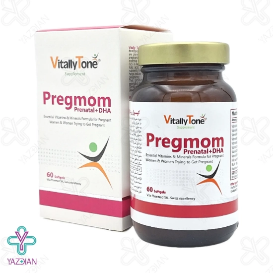 کپسول ژلاتینی تقویت کننده بانوان پرگمام ویتالی تون - 60 عددی	