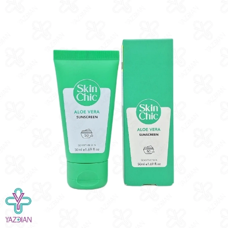 کرم ضد آفتاب مرطوب کننده SPF50 اسکین شیک – بی رنگ