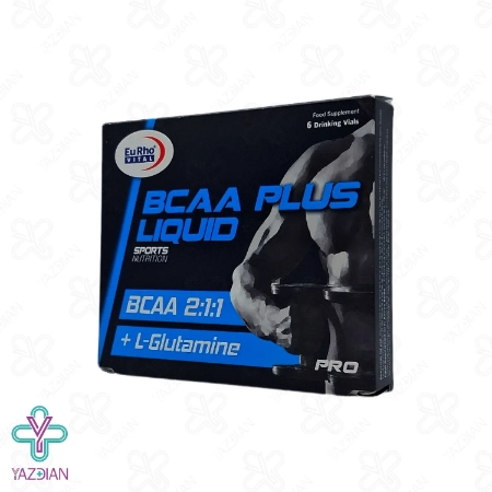 ویال BCAA بی سی ای ای پلاس لیکوئید یوروویتال - 6 عددی	