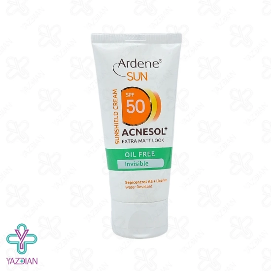 کرم ضد آفتاب فاقد چربی SPF 50 آکنه سل آردن - بی رنگ	