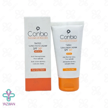کرم ضد آفتاب SPF50 پوست خشک کانبیو - رنگ متوسط	