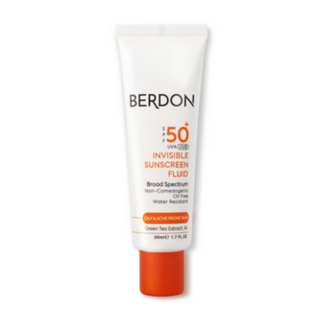 فلوئید ضد آفتاب SPF50 پوست چرب بردون – بی رنگ