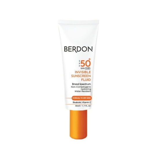 فلوئید ضد آفتاب SPF50 پوست خشک بردون - بی رنگ	