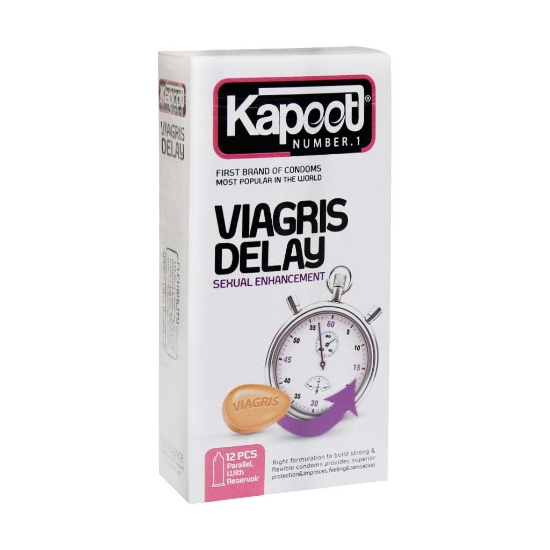 کاندوم وقفه دهنده Viagris Delay کاپوت - 12 عددی
