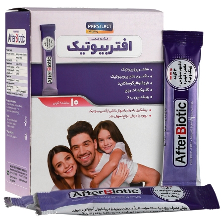 ساشه افتر بیوتیک پروبیوتیک پارسی لاکت - 10 عددی