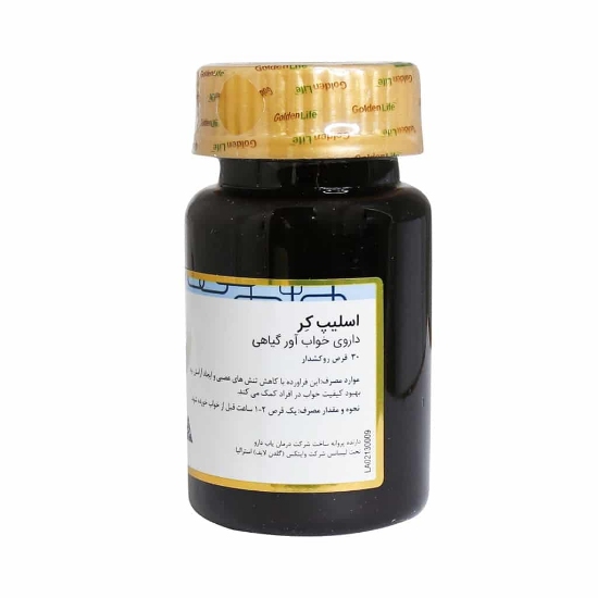 تصویر  قرص خواب و آرامبخش اسلیپ کر گلدن لایف - 30 عددی